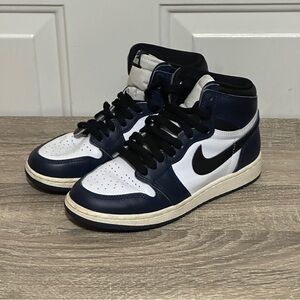 Nike Air Jordan 1 Retro‎ High OG GS Youth 4 FD1437-401 Midnight Navy/White